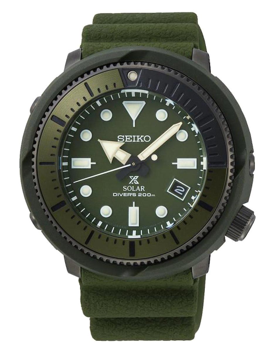 Seiko SNE561P1 Takvimli 47 mm Haki Çelik Kordon Analog Erkek Kol Saati