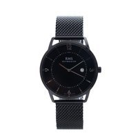 Romanson GR.1.AG1294.05 Takvimli 41 mm Siyah Hasır Kordon Analog Erkek Kol Saati