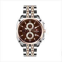Reward A142178 Takvimli 44 mm Gri-Rose Gold Çelik Kordon Analog Erkek Kol Saati
