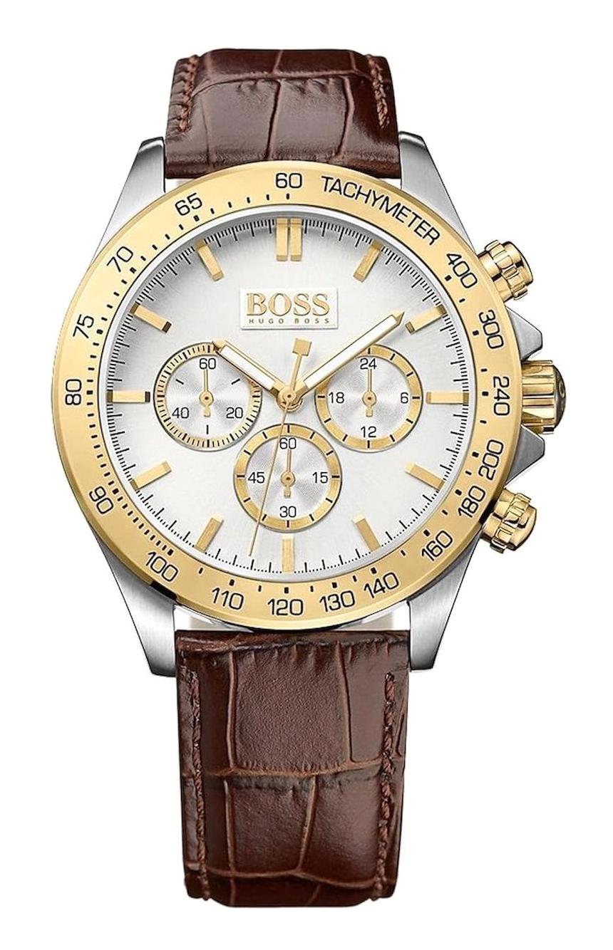 Boss Watches HB1513174 Takvimli 44 mm Kahverengi Deri Kordon Analog Erkek Kol Saati
