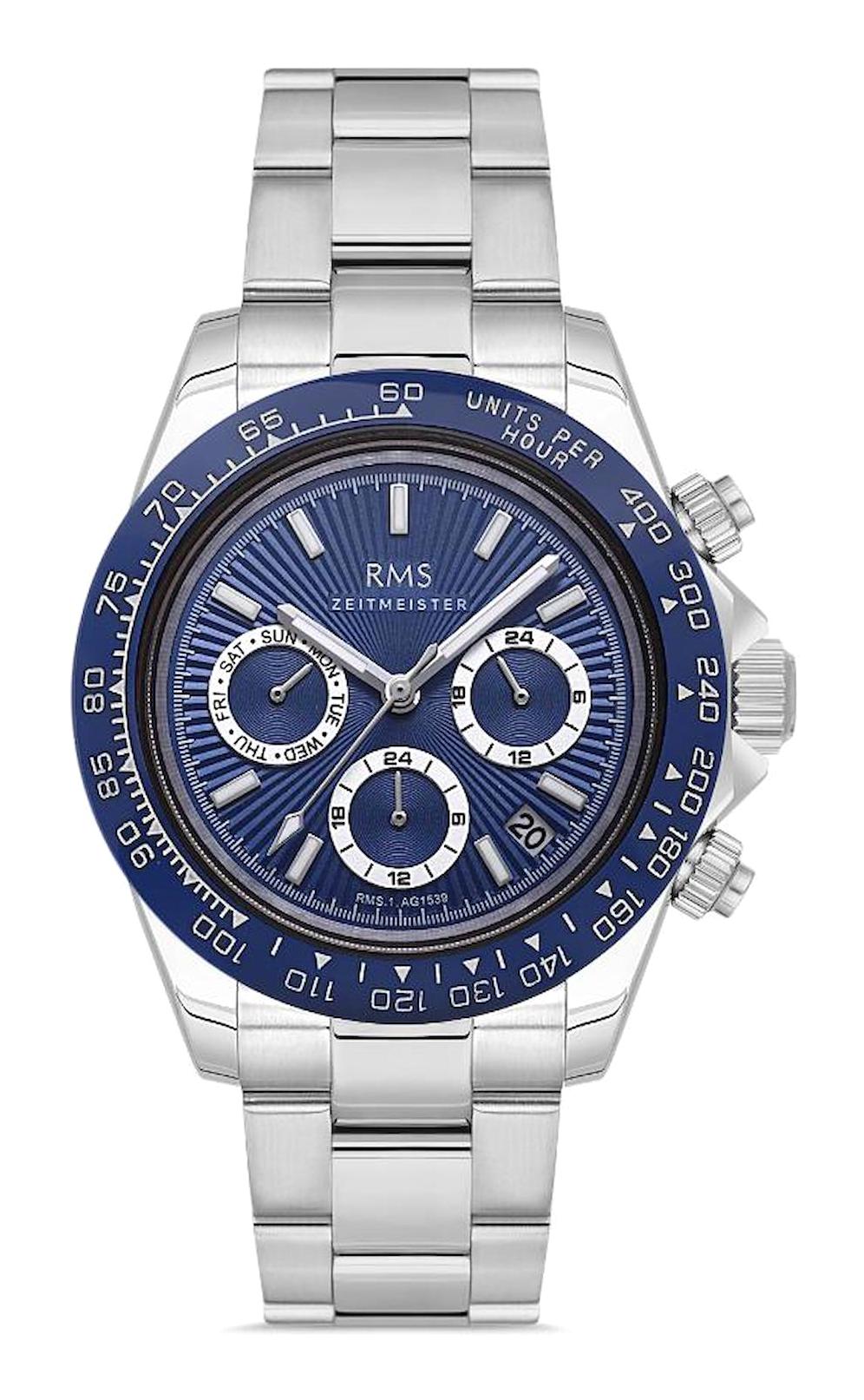 Romanson RMS.1.AG1539.03 Takvimli 40 mm Altın Çelik Kordon Analog Erkek Kol Saati