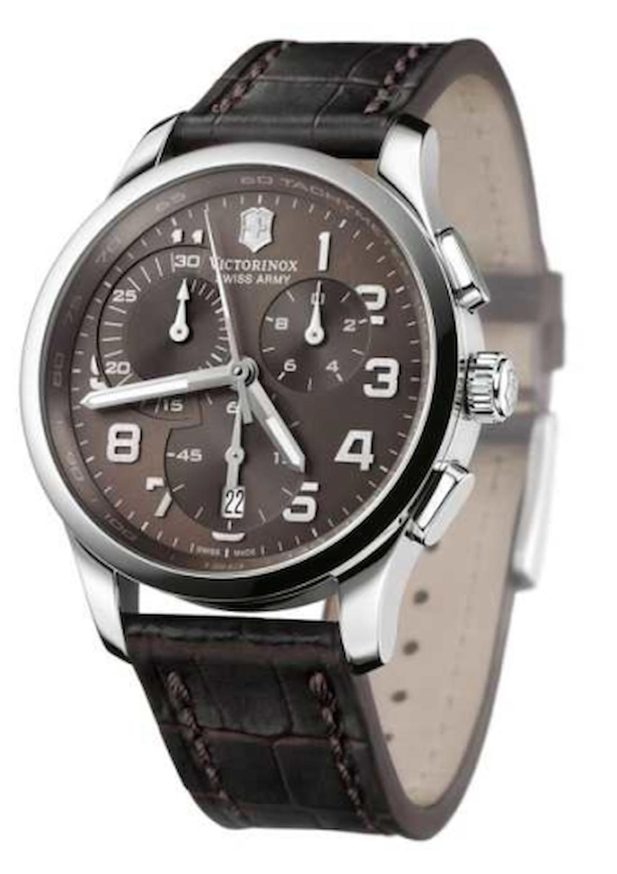 Victorinox Swiss Army 241297 Pusulalı Takvimli 42 mm Siyah Çelik Kordon Analog Kol Saati