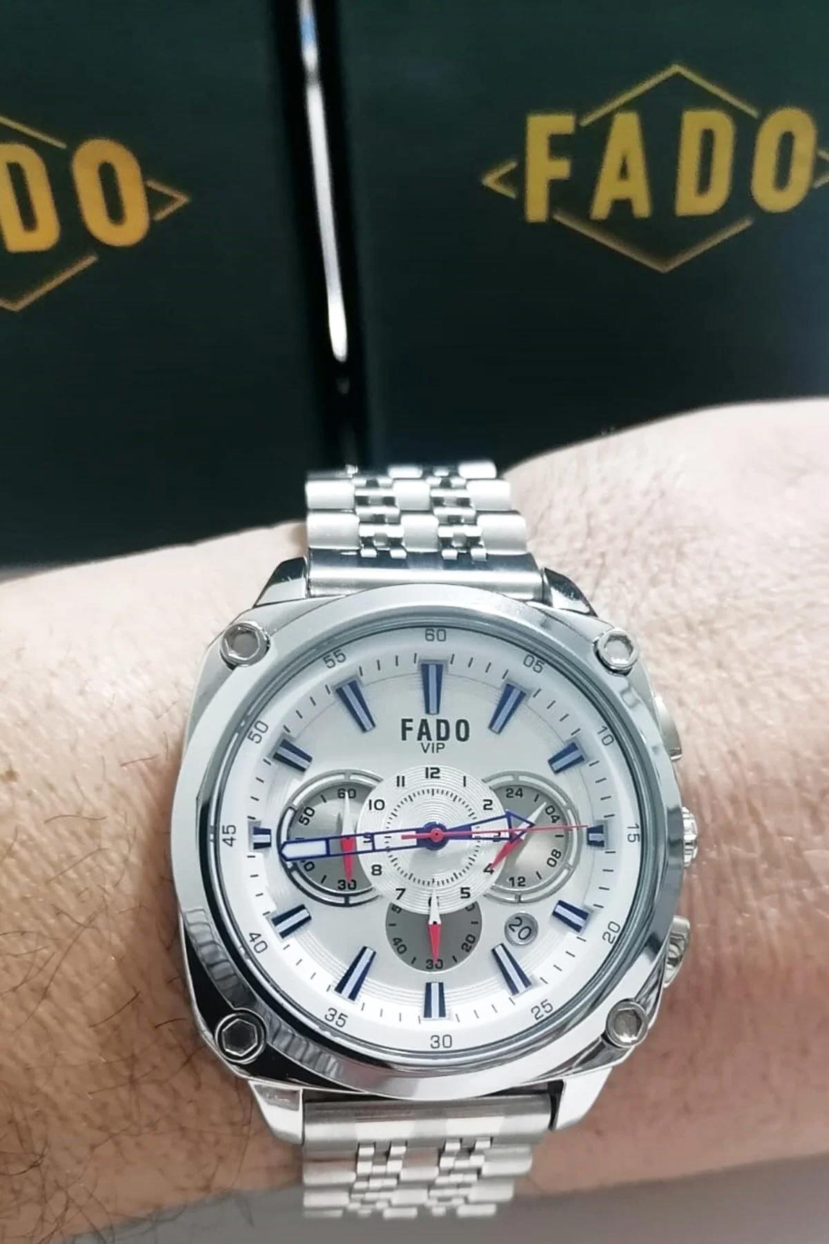 Q&Q RH 0069 Takvimli Metal Kordon Analog Kol Saati