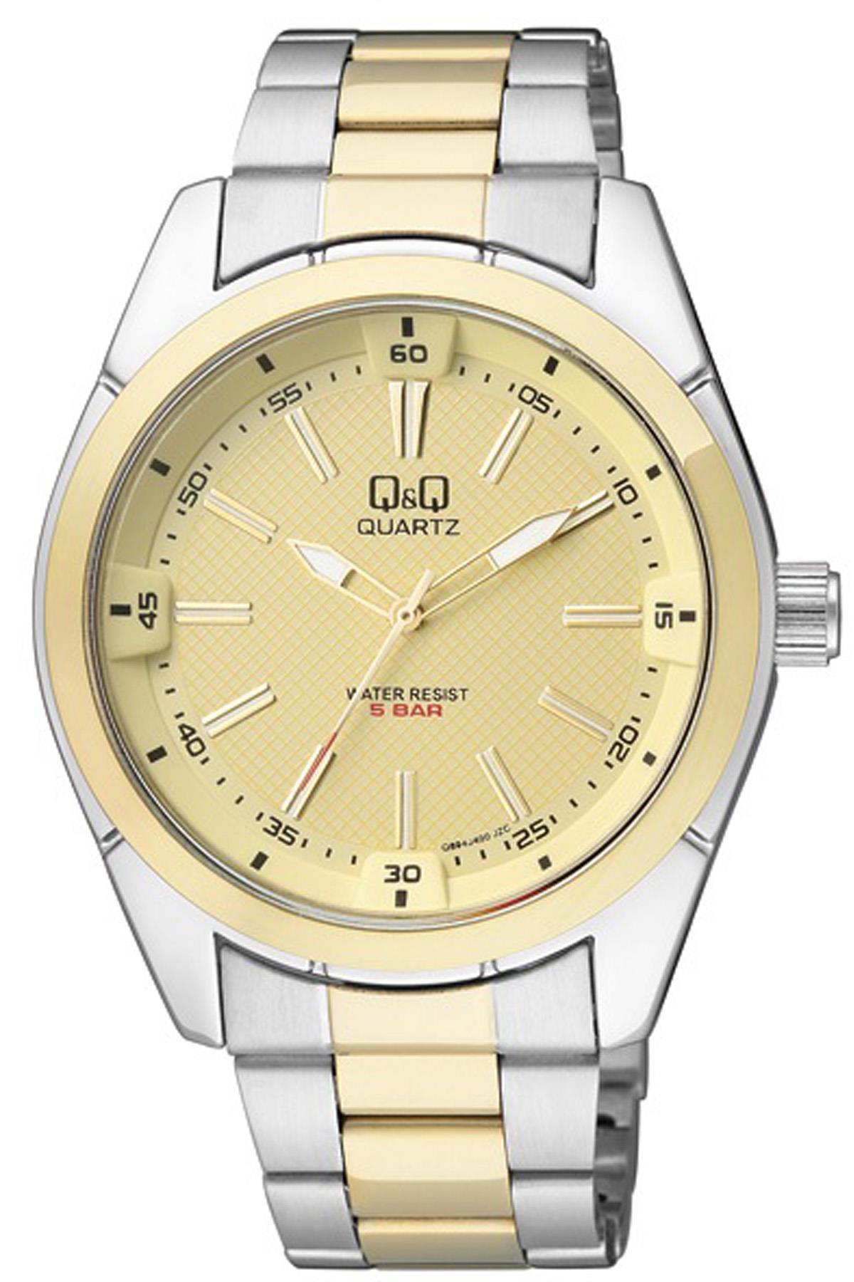 Q&Q 3G351 42 mm Metal Kordon Analog Erkek Kol Saati