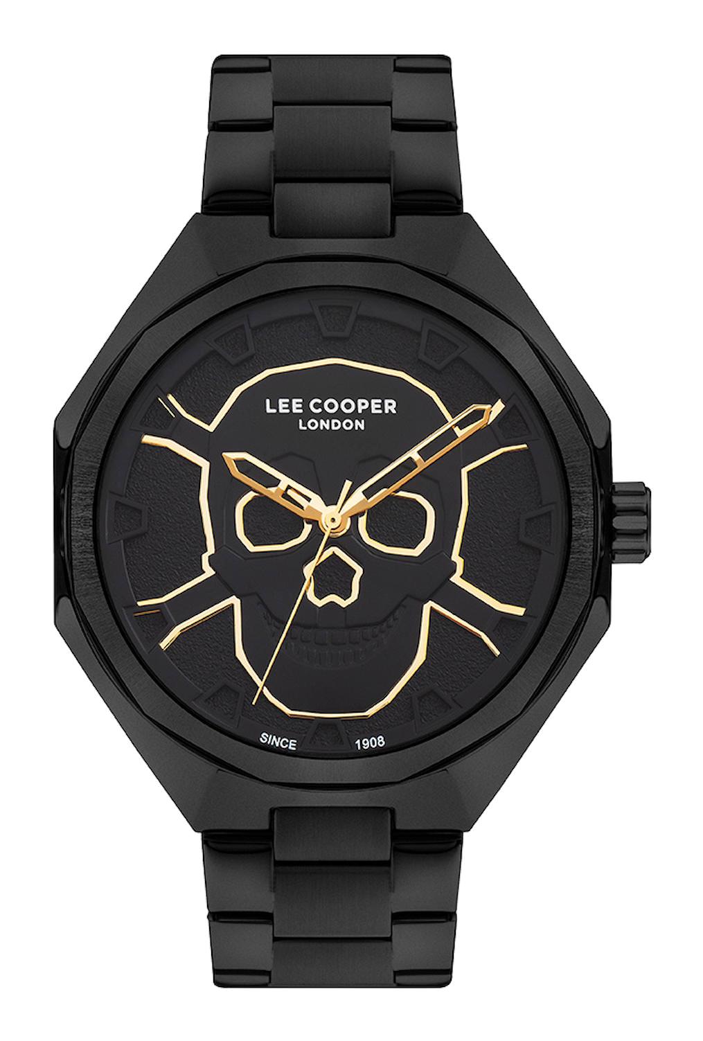 Lee Cooper LC07640.650 Siyah Çelik Kordon Analog Erkek Kol Saati