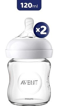 Philips Avent Natural Cam Gaz Yapmayan Antikolik Yavaş Akışlı 0+ Ay Şeffaf Biberon Seti 2x120 ml