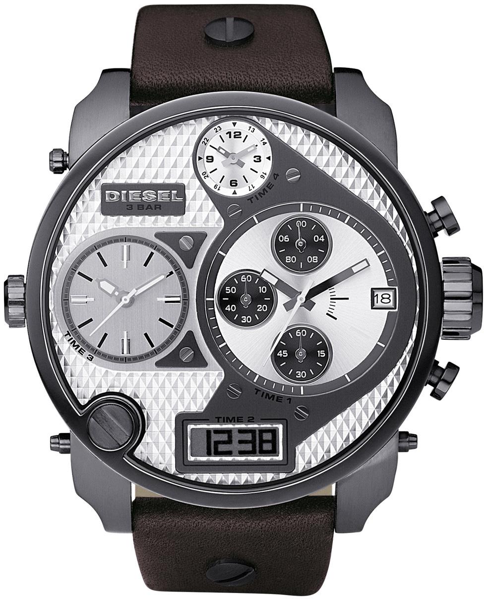 Diesel DZ7126 Takvimli 42 mm Kahverengi Deri Kordon Analog Kol Saati