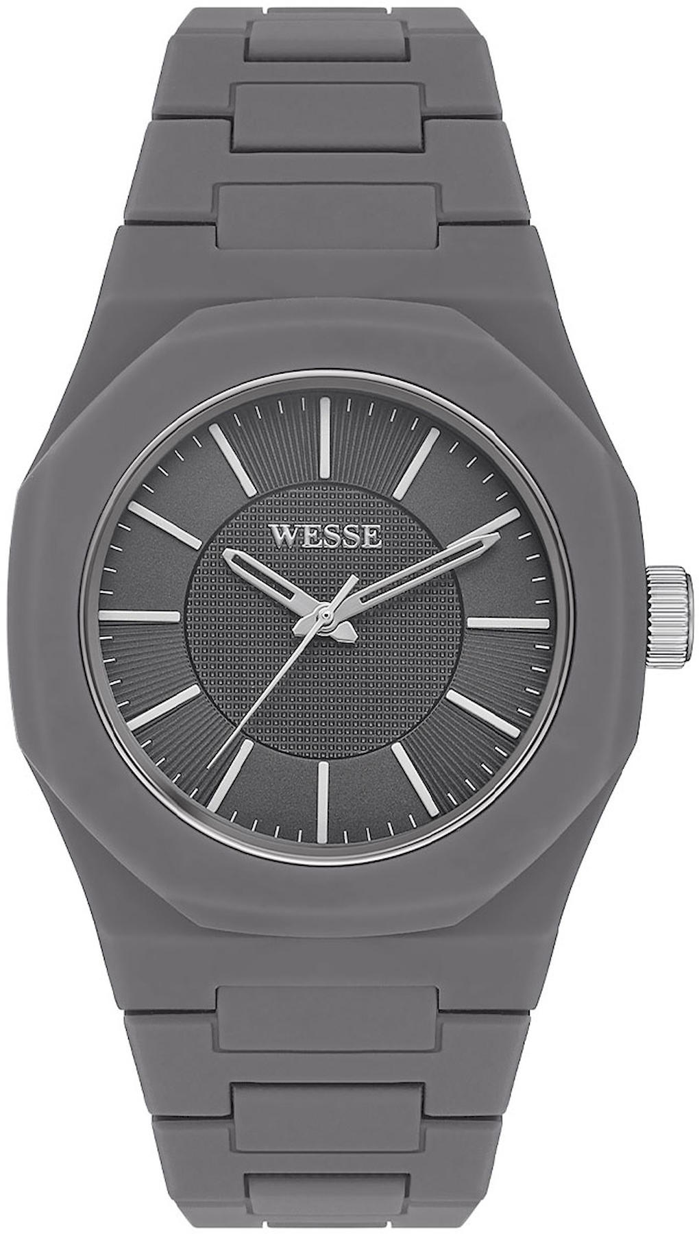 Wesse WWG208504 41 mm Gri Plastik Kordon Analog Erkek Kol Saati