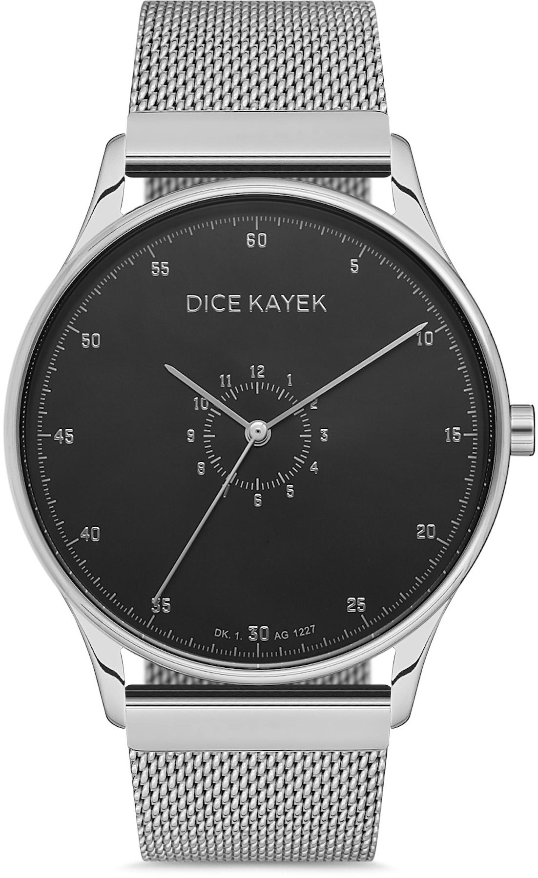Dice Kayek DK.1.AG1227.02 Takvimli 42 mm Metal Kordon Analog Kol Saati