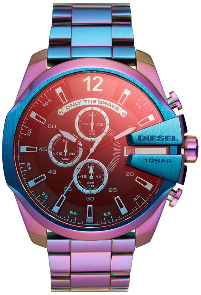 Diesel DZ4542 Takvimli 42 mm Çok Renkli Çelik Kordon Analog Erkek Kol Saati