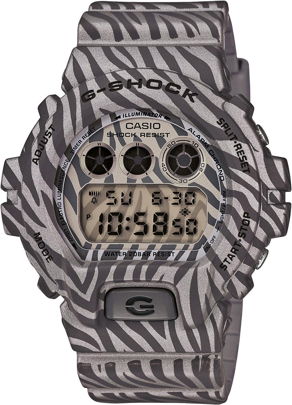 Casio DW-6900ZB-8D Takvimli 50 mm Kahverengi Silikon Kordon Dijital Kol Saati