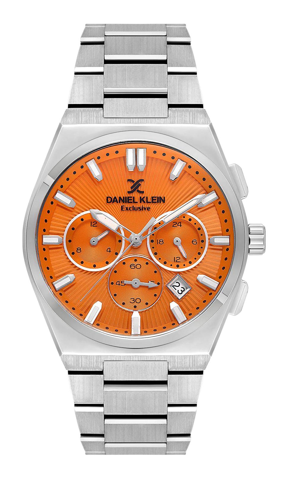 Daniel Klein DKE.1.10674-5 Takvimli 42 mm Çelik Kordon Analog Erkek Kol Saati