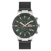 Slazenger SL.09.2167.2.03 Takvimli 44 mm Siyah Çelik Kordon Analog Erkek Kol Saati