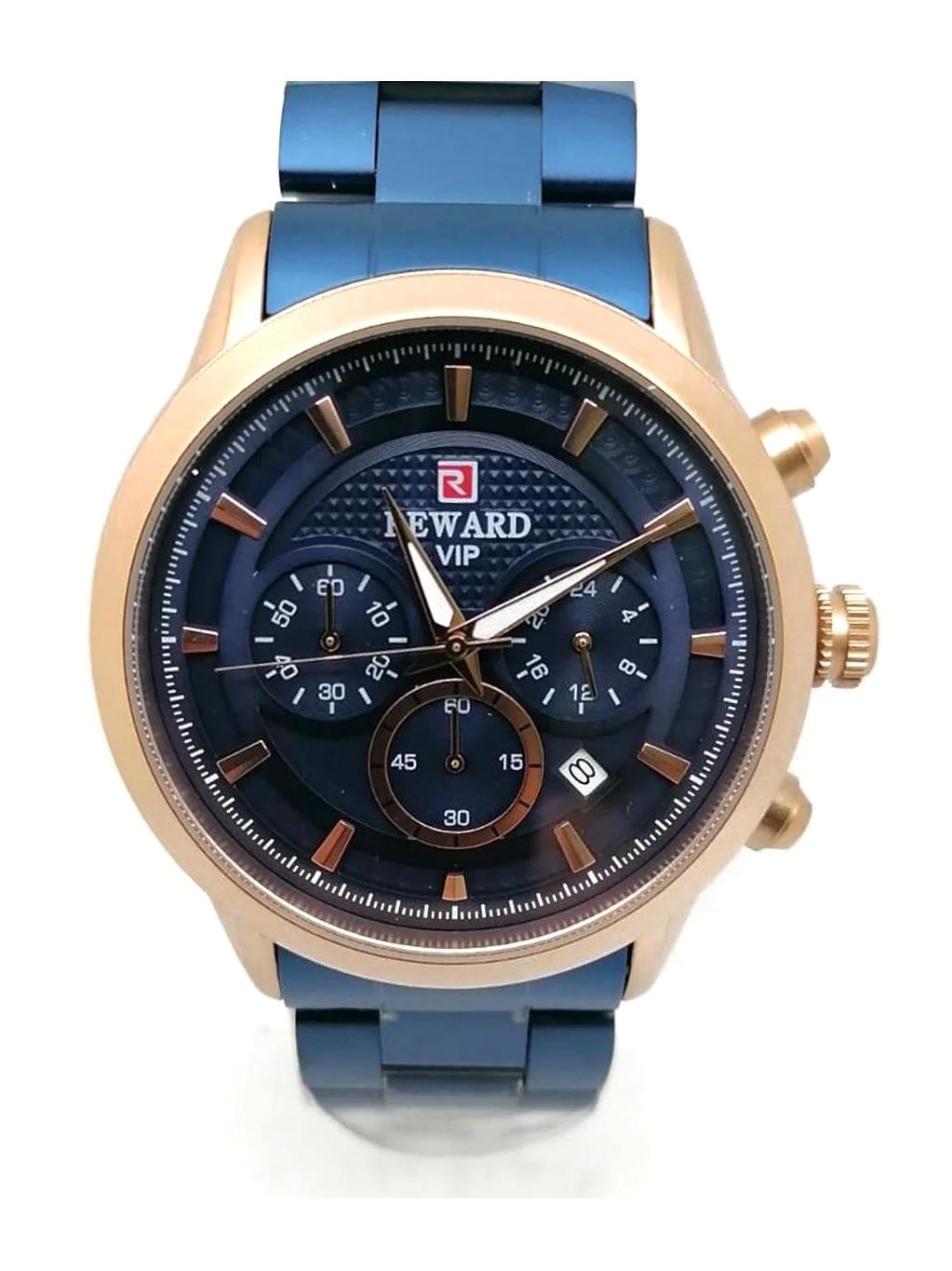 Reward A142238 Takvimli 45 mm Lacivert Çelik Kordon Analog Kol Saati