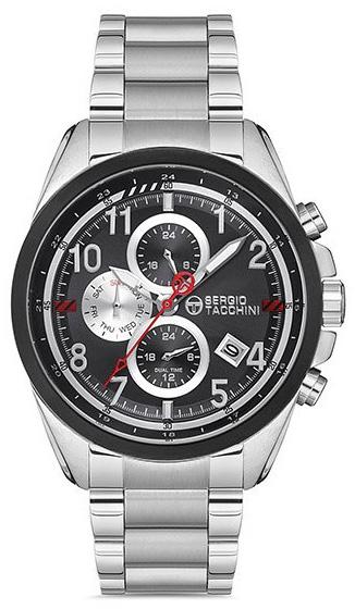 Sergio Tacchini ST.1.10137.1 Takvimli 44 mm Çelik Kordon Analog Kol Saati