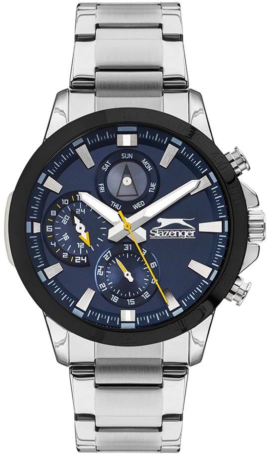 Slazenger SL.09.1996.2.03 Takvimli 45 mm Çelik Kordon Analog Erkek Kol Saati