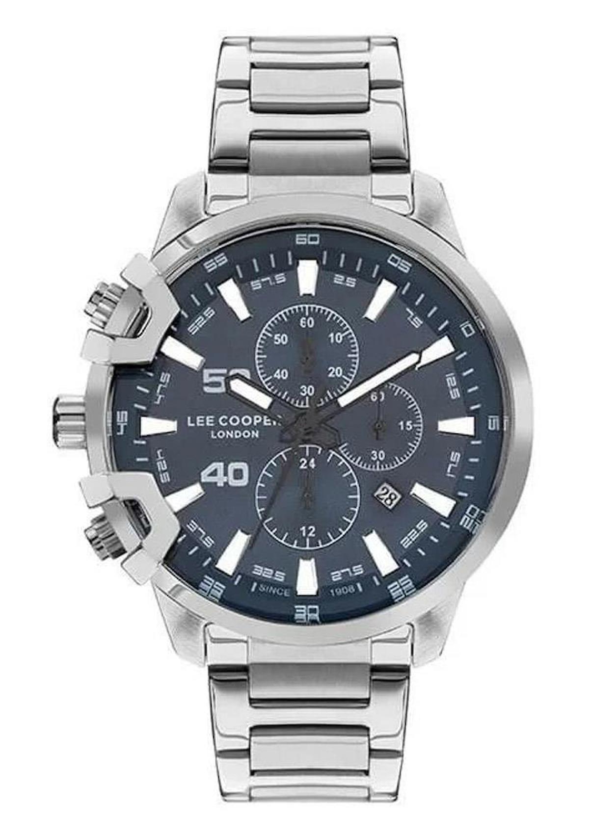 Lee Cooper LC07469.390 Takvimli 46-50 mm Çelik Kordon Analog Erkek Kol Saati