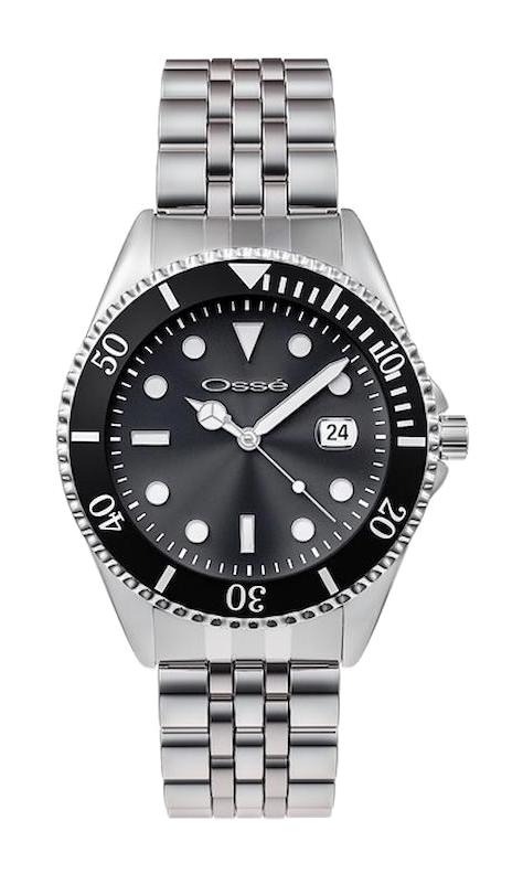 Osse OSW049-01 Takvimli 40 mm Çelik Kordon Analog Erkek Kol Saati