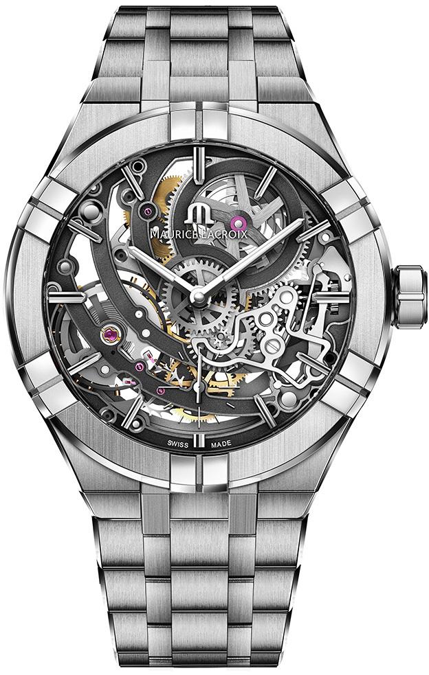 Maurice Lacroix AI6028-SS002-030-1 Takvimli 42 mm Çelik Kordon Analog Kol Saati