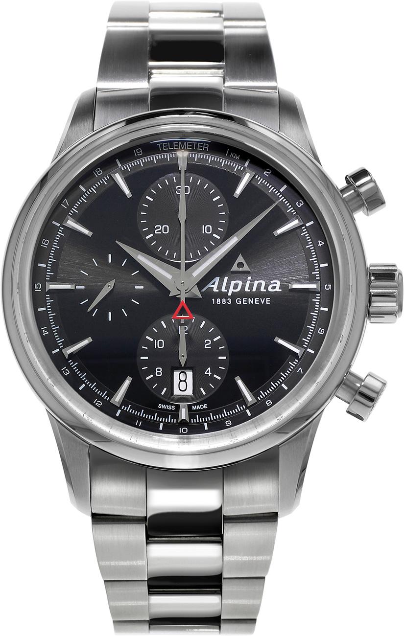 Alpina AL750B4E6B Takvimli 42 mm Çelik Kordon Analog Kol Saati