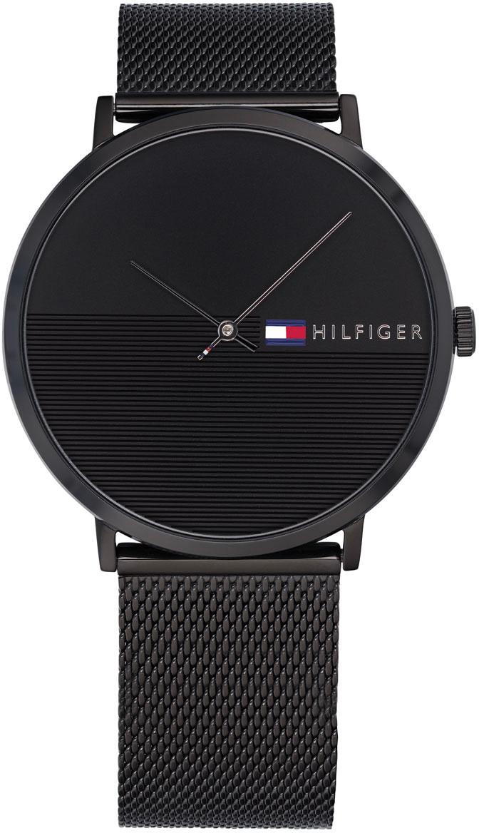 Tommy Hilfiger TH1791464 44 mm Siyah Çelik Kordon Analog Kol Saati