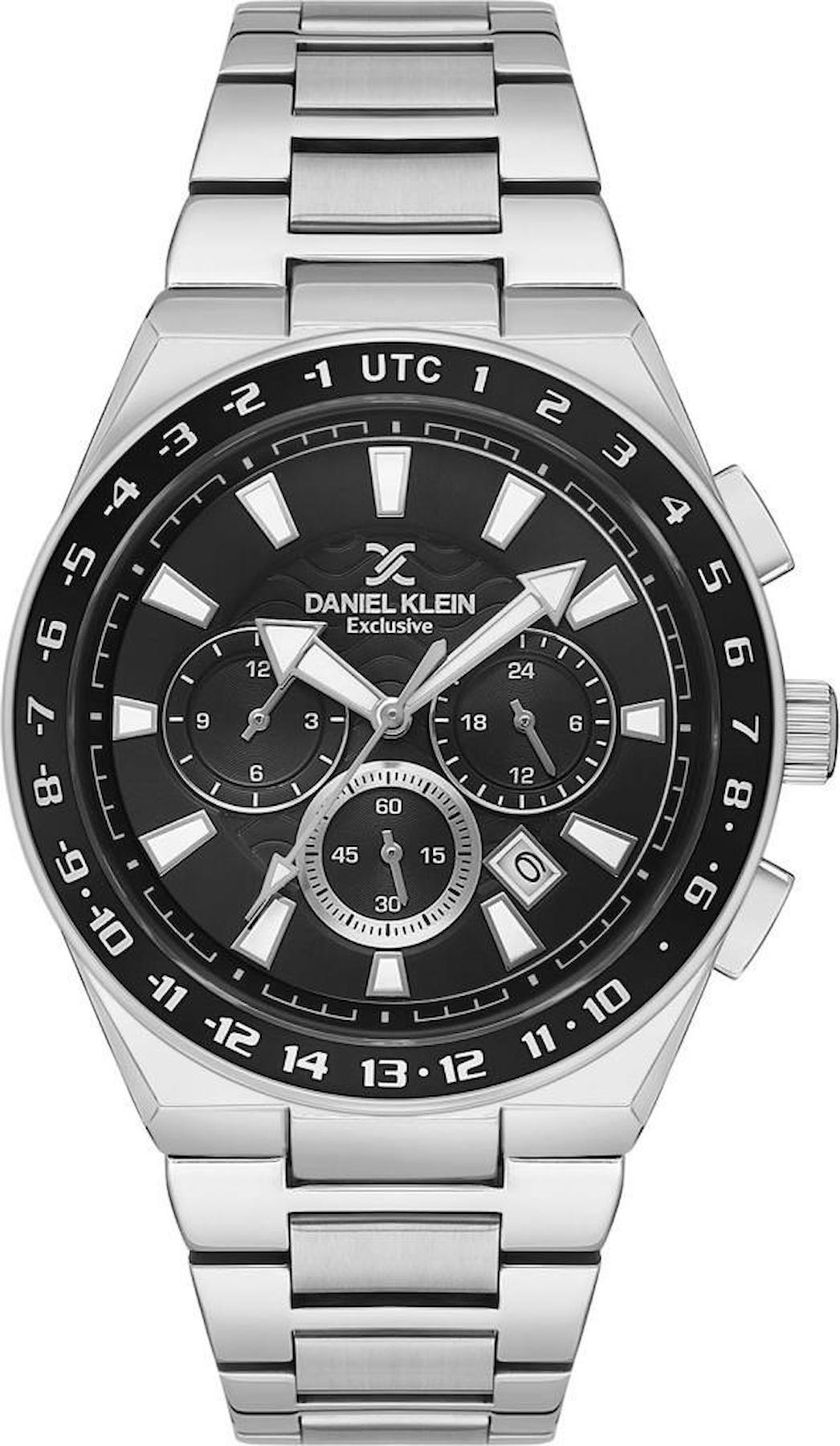 Daniel Klein DK102-DKE.1.10588-2 Takvimli 44 mm Metal Kordon Analog Erkek Kol Saati
