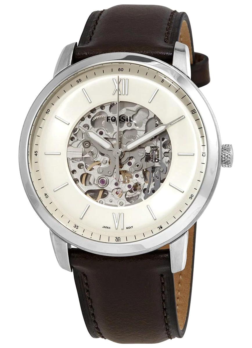 Fossil ME3184 45 mm Kahverengi Deri Kordon Analog Erkek Kol Saati