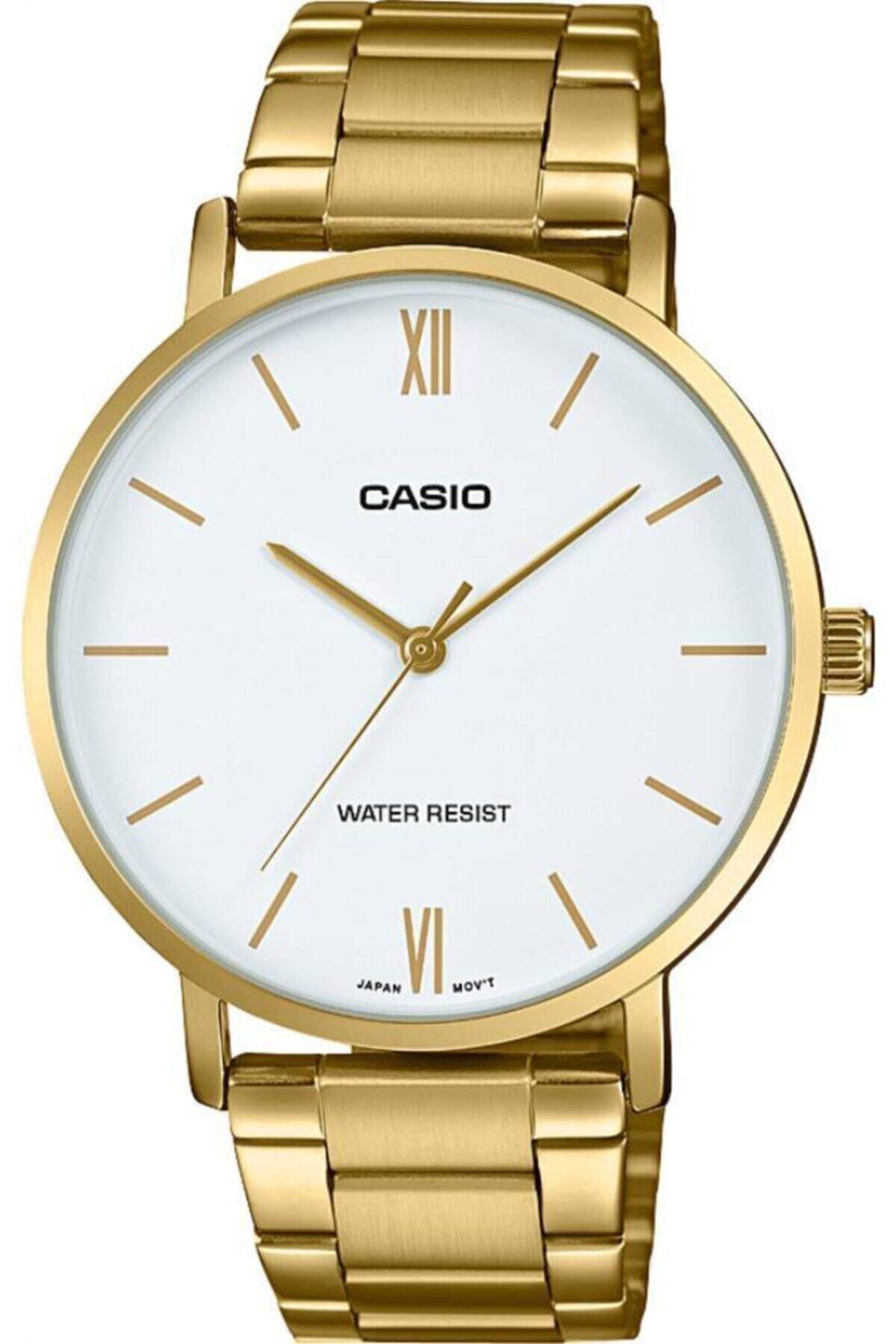 Casio MTP-VT01G-7B Altın Çelik Kordon Analog Kol Saati
