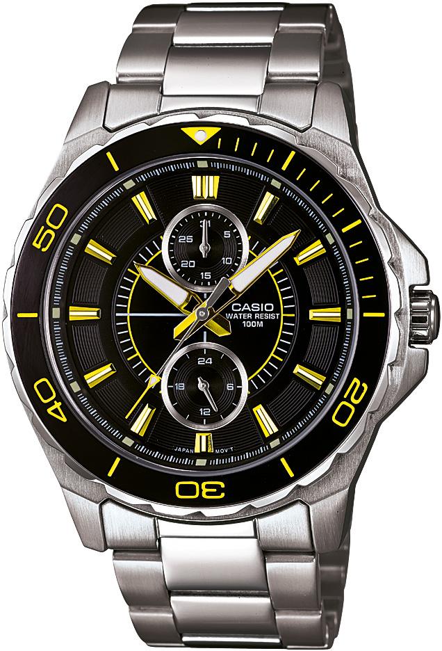 Casio MTD-1077D-1A2 Takvimli 45 mm Çelik Kordon Analog Kol Saati