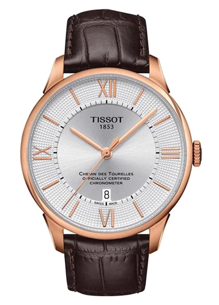 Tissot T0994083603800 Takvimli 42 mm Kahverengi Çelik Kordon Analog Kol Saati