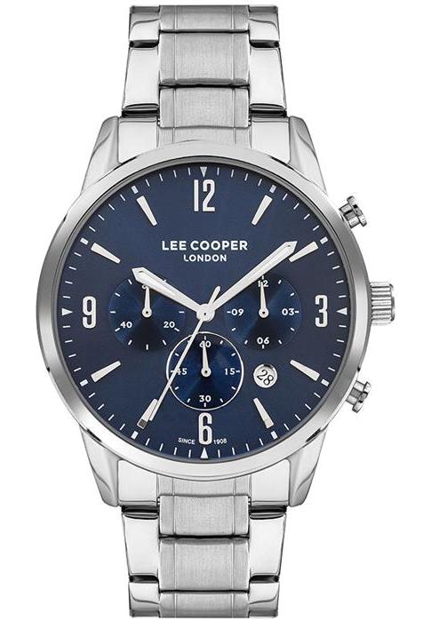 Lee Cooper LC07257.390 Takvimli 45 mm Çelik Kordon Analog Erkek Kol Saati