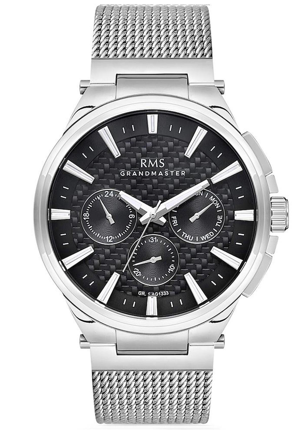 Romanson GR.1.AG1333.02 Takvimli 40 mm Çelik Kordon Analog Erkek Kol Saati