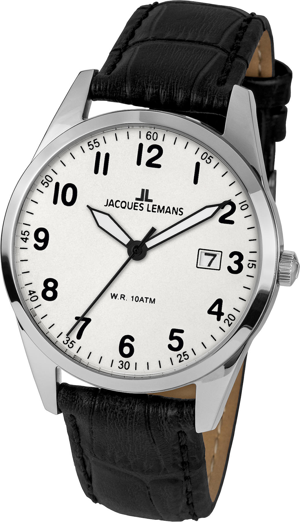 Jacques Lemans VİENNA 1-2002B Takvimli 40 mm Siyah Çelik Kordon Analog Erkek Kol Saati