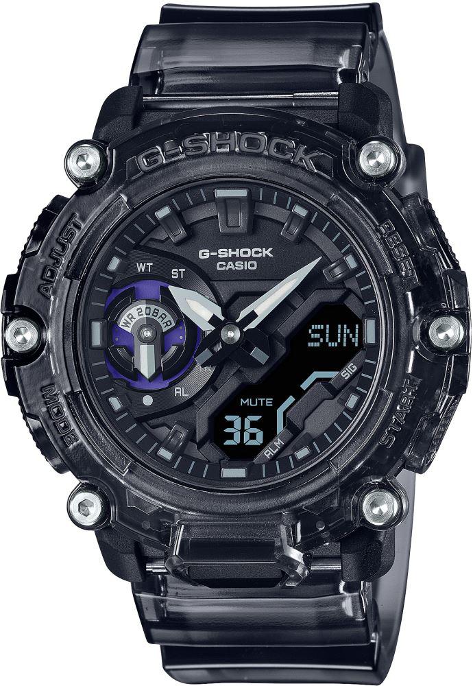 Casio GA-2200SKL-8ADR Takvimli 46-50 mm Siyah Plastik Kordon Analog Kol Saati