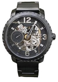 Fossil BQ2271 44 mm Siyah Çelik Kordon Analog Erkek Kol Saati
