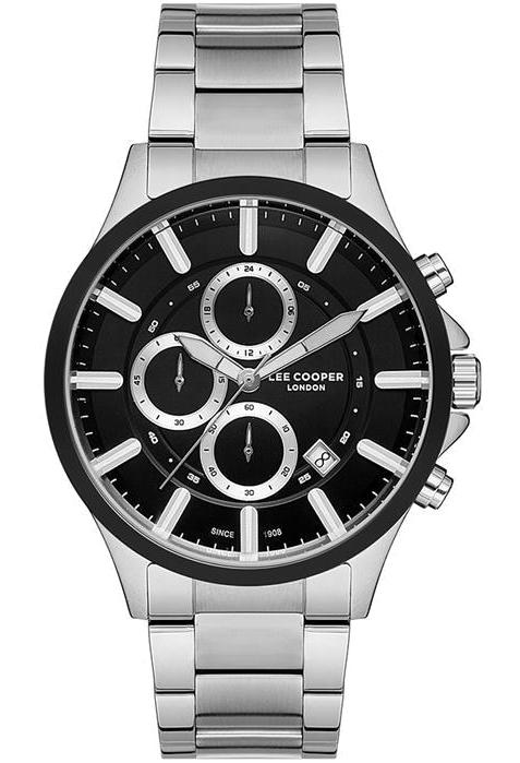 Lee Cooper LC07205.350 Takvimli 44 mm Çelik Kordon Analog Erkek Kol Saati