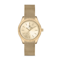 David Guner DG-8123LC-B4 Takvimli 35 mm Rose Gold Çelik Kordon Analog Kol Saati