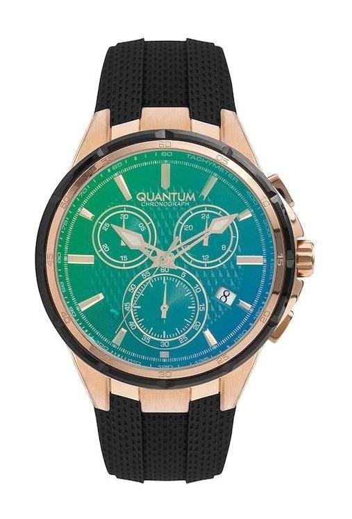 Quantum PWG953.851 Takvimli 45 mm Siyah Çelik Kordon Analog Kol Saati