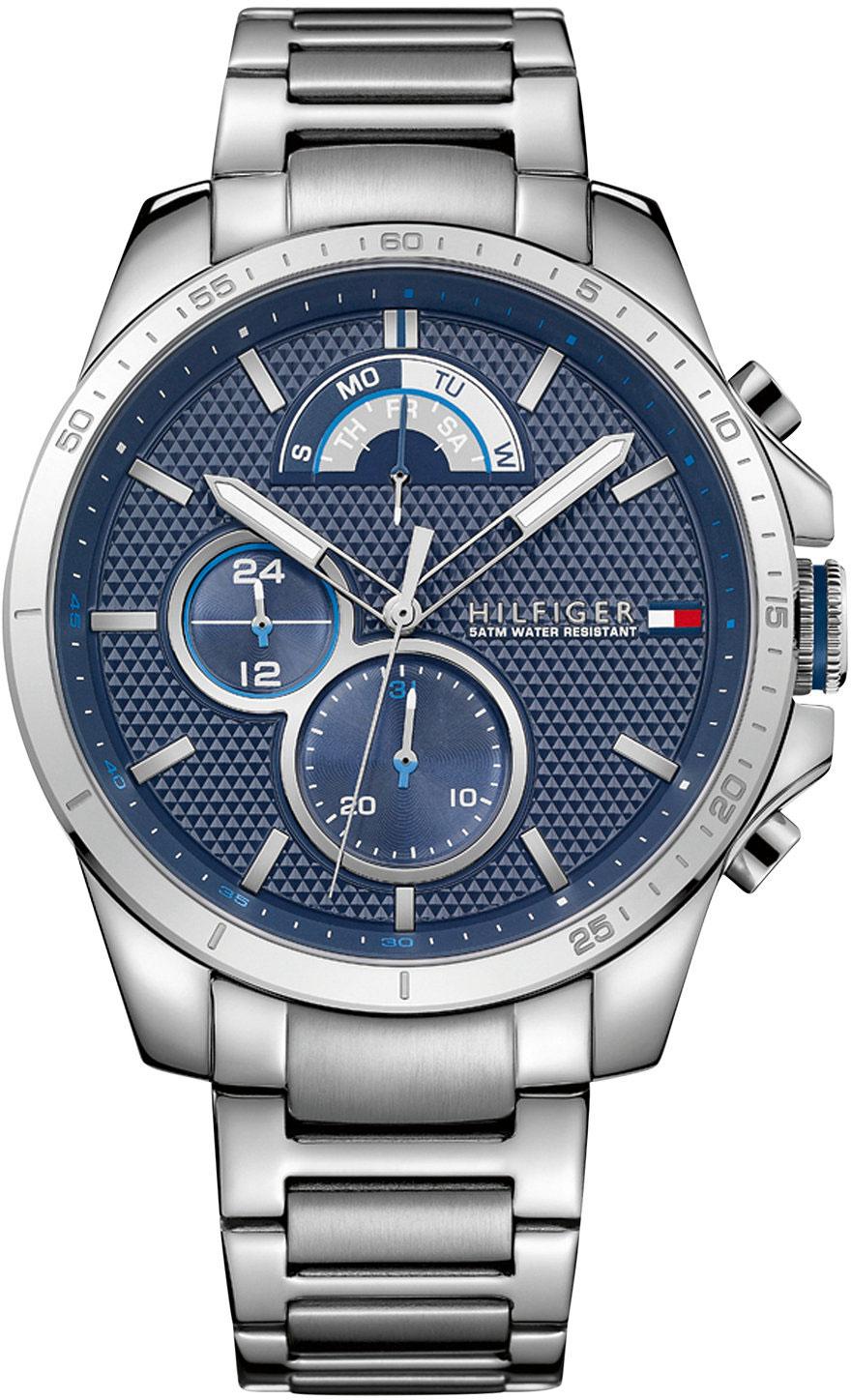 Tommy Hilfiger TH1791348 Takvimli 44 mm Metal Kordon Analog Erkek Kol Saati