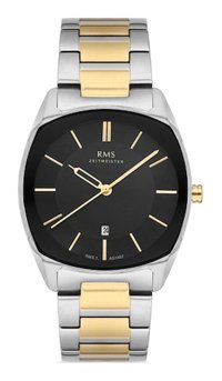 Romanson RMS.1.AG1487.06 Takvimli Altın-Çelik Kordon Analog Erkek Kol Saati