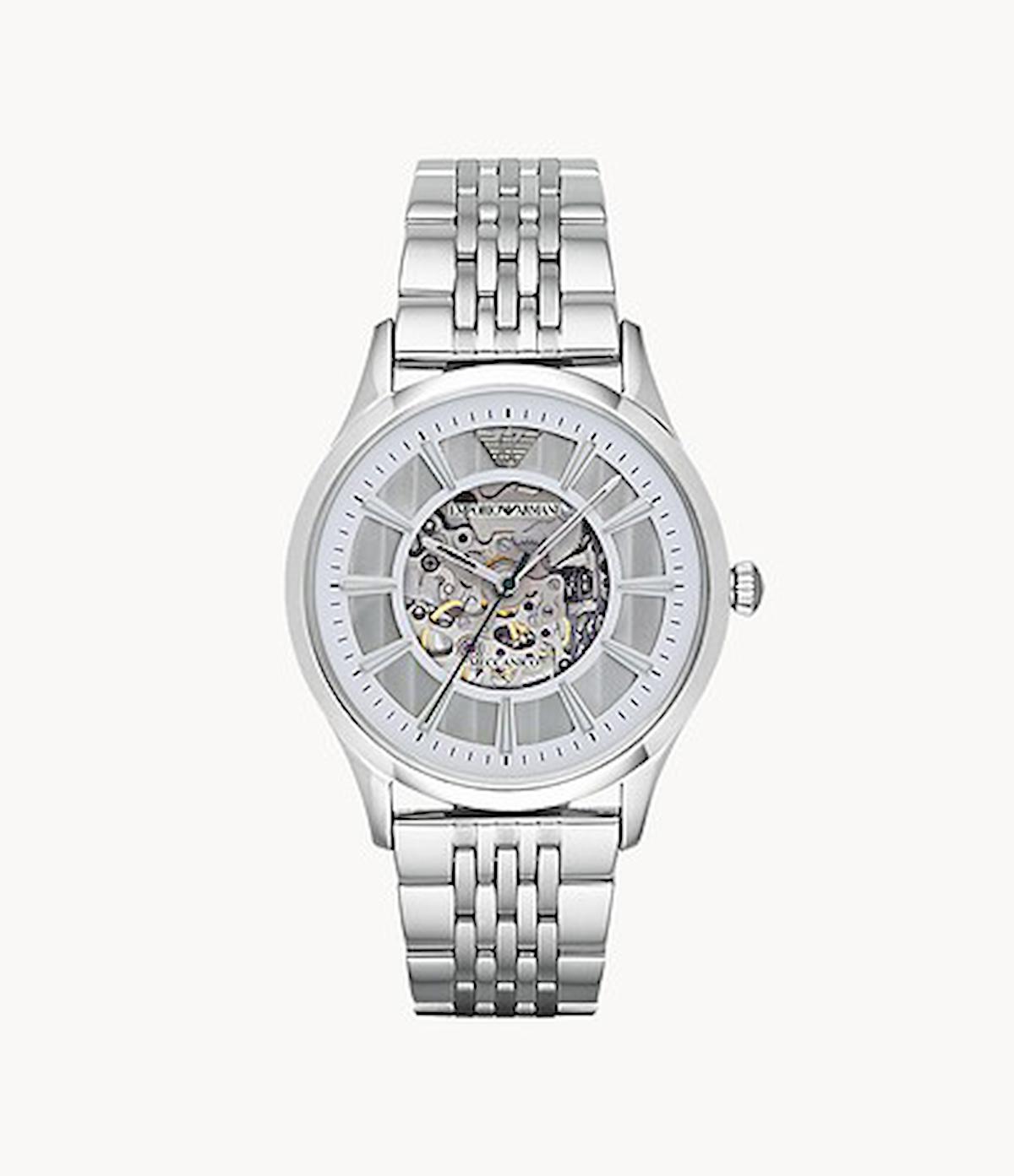 Emporio Armani AR1945 Takvimli 42 mm Çelik Kordon Analog Kol Saati