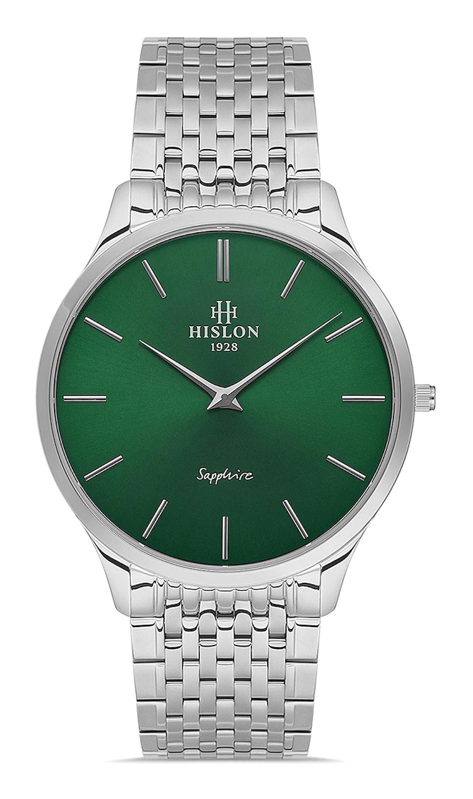 Hislon CL135S-15SS 40 mm Çelik Kordon Analog Erkek Kol Saati