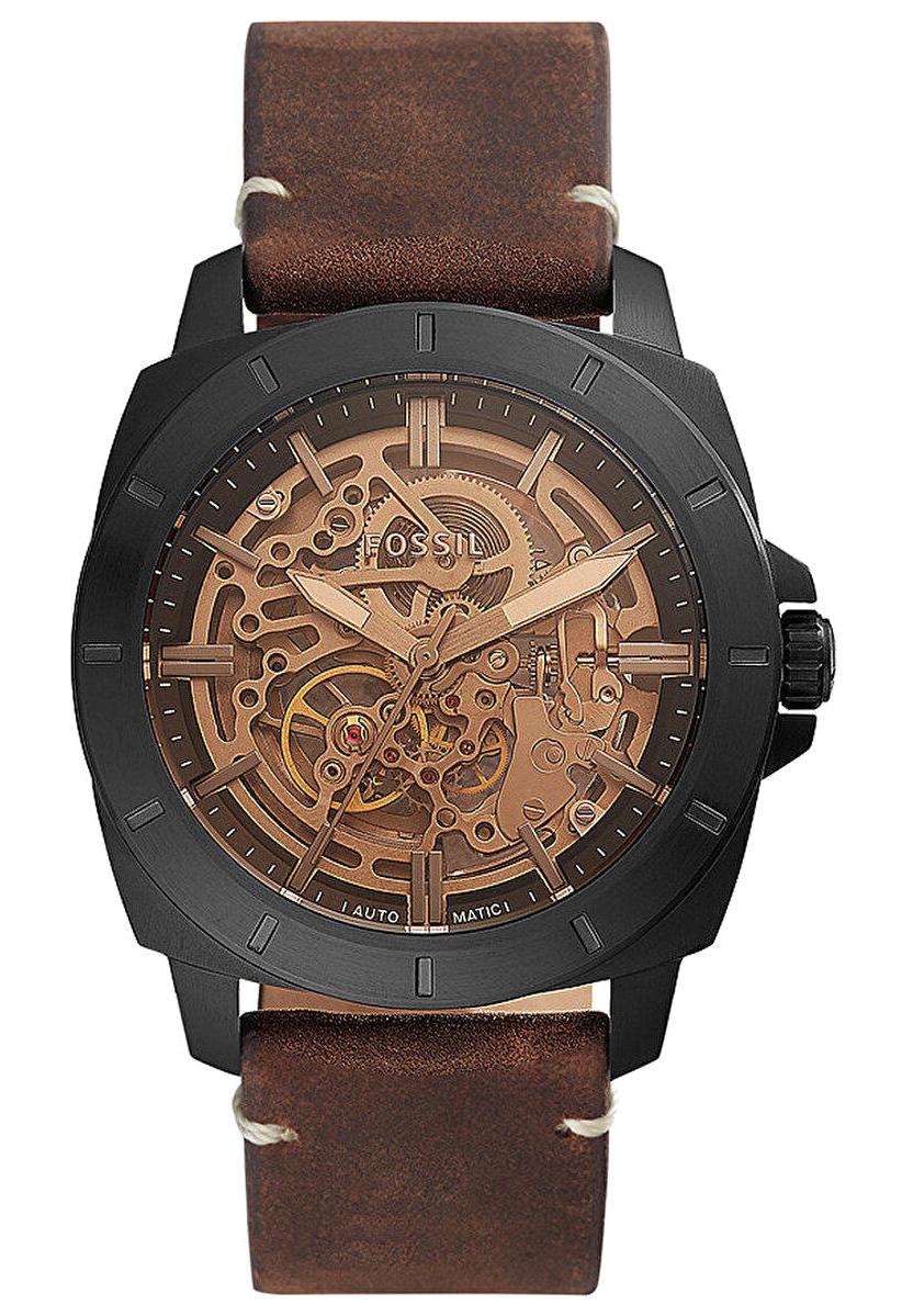 Fossil FBQ2429 45 mm Kahverengi Deri Kordon Analog Erkek Kol Saati