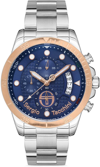 Sergio Tacchini ST.1.10202.4 Takvimli 42 mm Çelik Kordon Analog Kol Saati