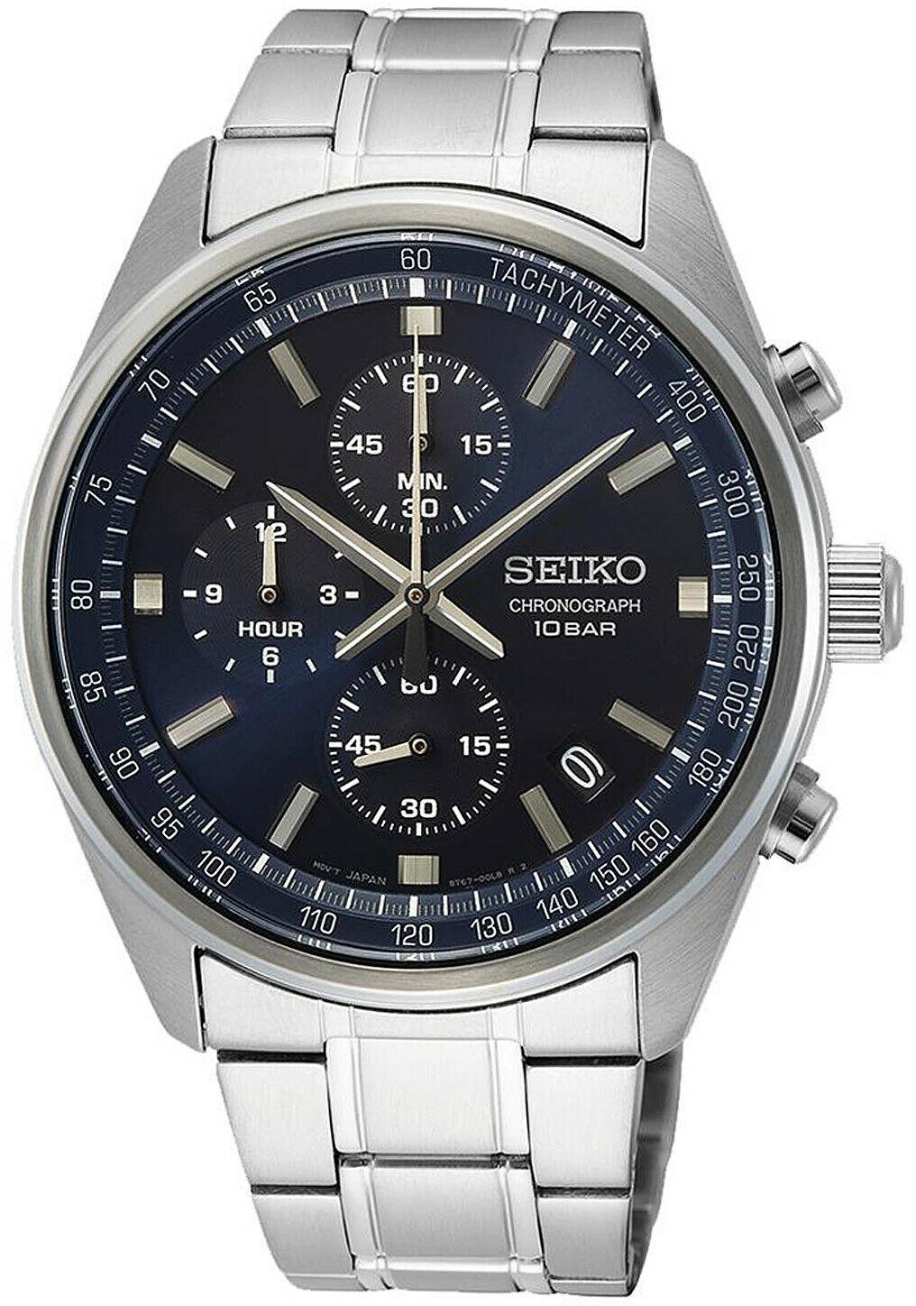 Seiko SSB377P1 Takvimli 41 mm Çelik Kordon Analog Erkek Kol Saati