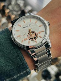 Ferrucci FCF.12381FM.04 43 mm Çelik Kordon Analog Erkek Kol Saati
