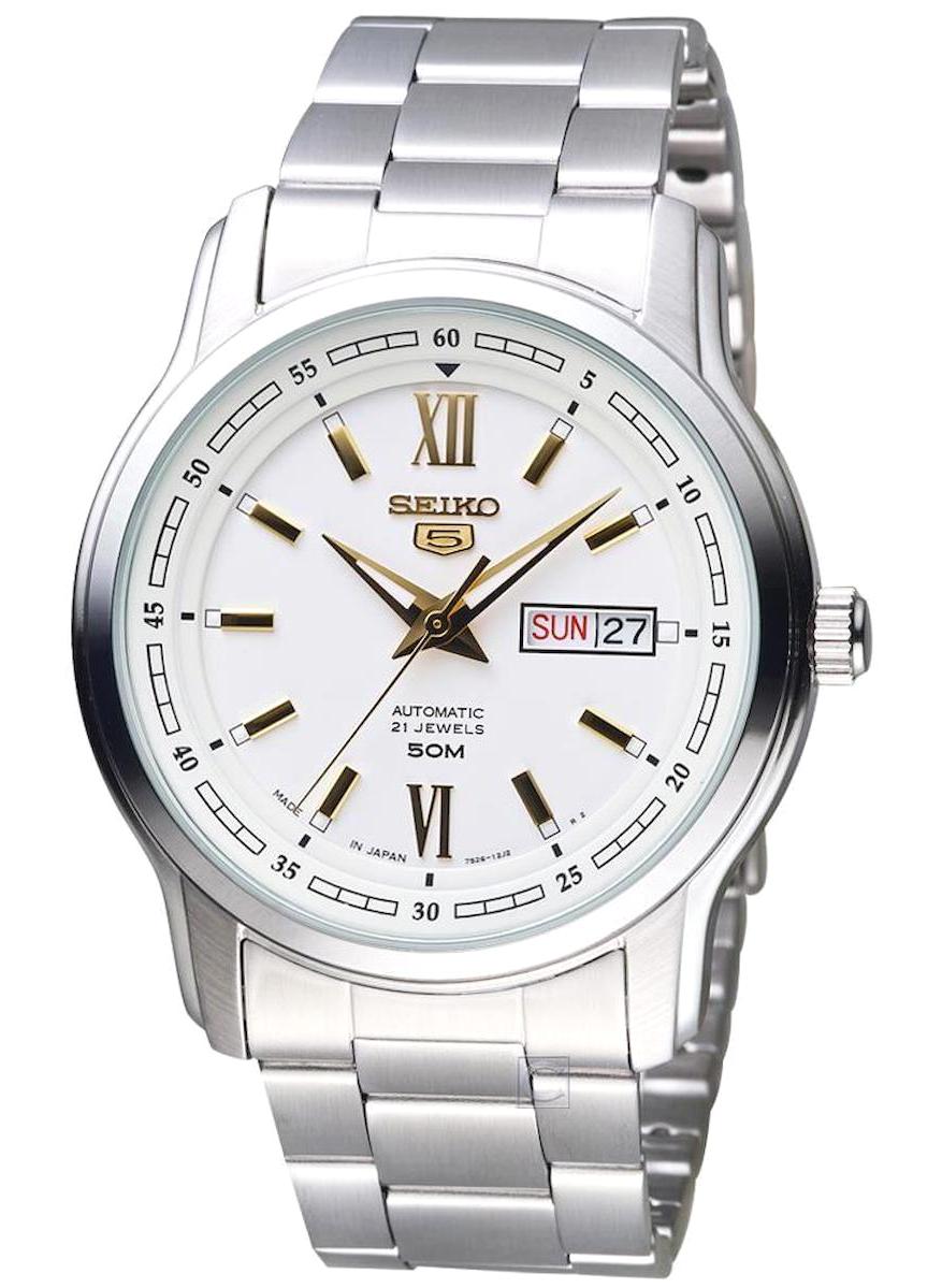 Seiko SNKP15J1 Takvimli 42 mm Çelik Kordon Analog Erkek Kol Saati