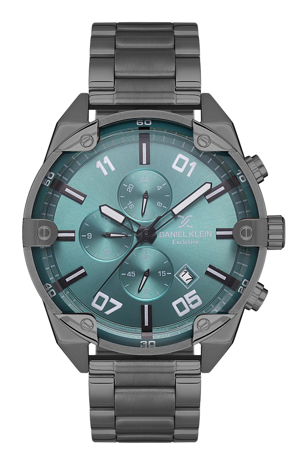 Daniel Klein DKE.1.10531.6 Takvimli Siyah Metal Kordon Analog Erkek Kol Saati