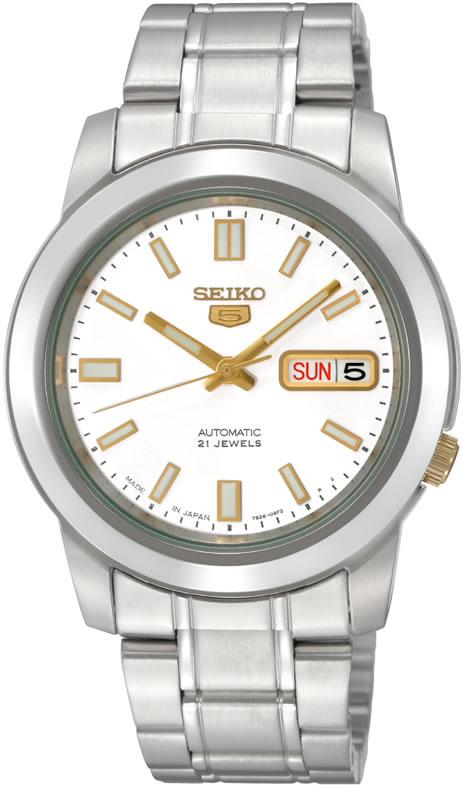 Seiko SNKK07J1 Takvimli 38 mm Çelik Kordon Analog Erkek Kol Saati