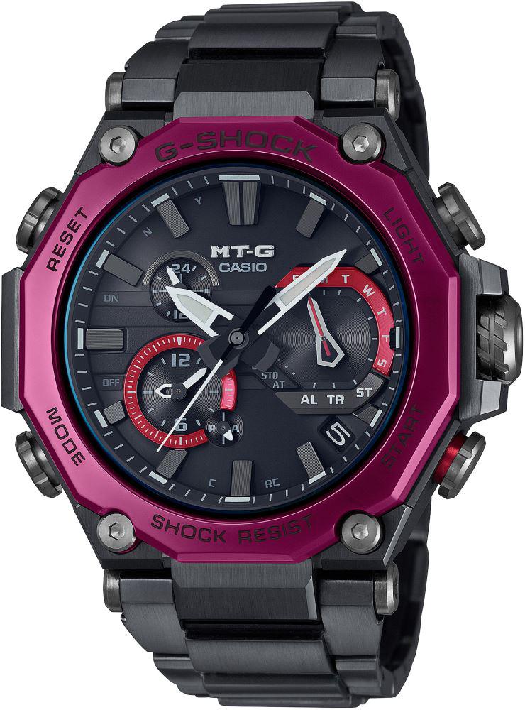 Casio MTG-B2000BD-1A4 Takvimli Siyah Çelik Kordon Analog Kol Saati